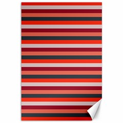 Stripey 13 Canvas 12  X 18  by anthromahe