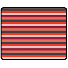 Stripey 13 Fleece Blanket (medium)  by anthromahe