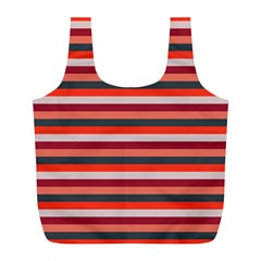 Stripey 13 Full Print Recycle Bag (l) by anthromahe