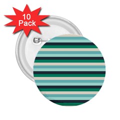 Stripey 14 2 25  Buttons (10 Pack)  by anthromahe