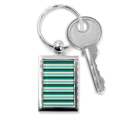 Stripey 14 Key Chain (rectangle) by anthromahe