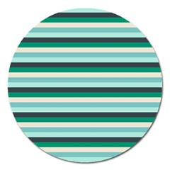 Stripey 14 Magnet 5  (round) by anthromahe