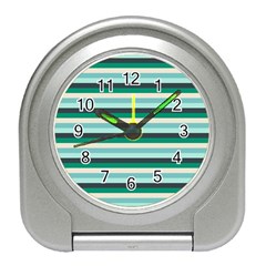 Stripey 14 Travel Alarm Clock by anthromahe