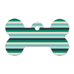 Stripey 14 Dog Tag Bone (two Sides) by anthromahe