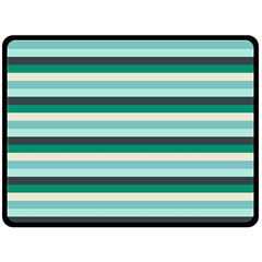 Stripey 14 Fleece Blanket (large)  by anthromahe