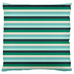 Stripey 14 Large Flano Cushion Case (one Side) by anthromahe