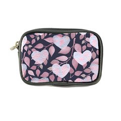 Navy Floral Hearts Coin Purse by mccallacoulture