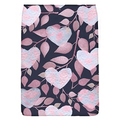 Navy Floral Hearts Removable Flap Cover (s)