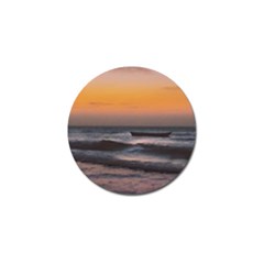 Seascape Sunset At Jericoacoara, Ceara, Brazil Golf Ball Marker by dflcprintsclothing