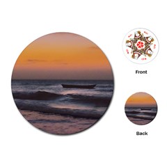 Seascape Sunset At Jericoacoara, Ceara, Brazil Playing Cards Single Design (round) by dflcprintsclothing