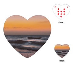 Seascape Sunset At Jericoacoara, Ceara, Brazil Playing Cards Single Design (heart) by dflcprintsclothing