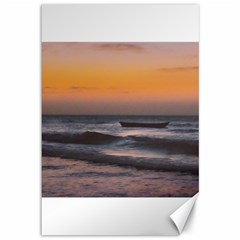 Seascape Sunset At Jericoacoara, Ceara, Brazil Canvas 12  X 18  by dflcprintsclothing