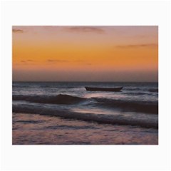 Seascape Sunset At Jericoacoara, Ceara, Brazil Small Glasses Cloth (2 Sides)