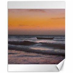 Seascape Sunset At Jericoacoara, Ceara, Brazil Canvas 11  X 14  by dflcprintsclothing