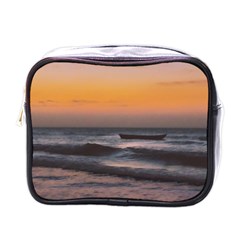 Seascape Sunset At Jericoacoara, Ceara, Brazil Mini Toiletries Bag (one Side) by dflcprintsclothing