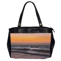 Seascape Sunset At Jericoacoara, Ceara, Brazil Oversize Office Handbag (2 Sides) by dflcprintsclothing