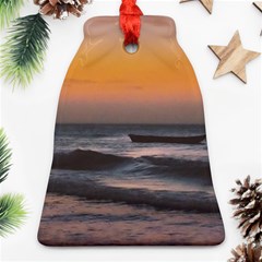 Seascape Sunset At Jericoacoara, Ceara, Brazil Ornament (bell) by dflcprintsclothing