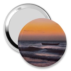 Seascape Sunset At Jericoacoara, Ceara, Brazil 3  Handbag Mirrors by dflcprintsclothing