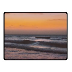 Seascape Sunset At Jericoacoara, Ceara, Brazil Double Sided Fleece Blanket (small)  by dflcprintsclothing