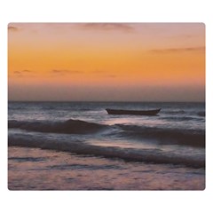 Seascape Sunset At Jericoacoara, Ceara, Brazil Double Sided Flano Blanket (small)  by dflcprintsclothing