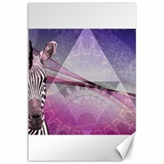 Egyptian Zebra Canvas 12  X 18  by mccallacoulture