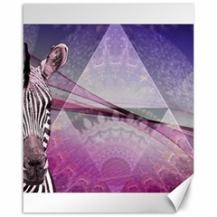 Egyptian Zebra Canvas 16  X 20  by mccallacoulture