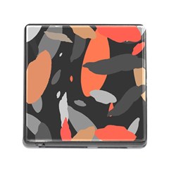 Pattern Formes Corail/noir Memory Card Reader (square 5 Slot) by kcreatif