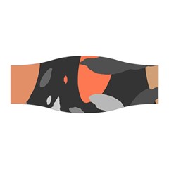 Pattern Formes Corail/noir Stretchable Headband by kcreatif