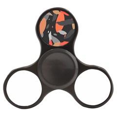 Pattern Formes Corail/noir Finger Spinner by kcreatif