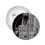 Santa Maria Del Fiore  Cathedral At Night, Florence Italy 2.25  Buttons Front