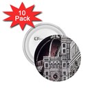 Santa Maria Del Fiore  Cathedral At Night, Florence Italy 1.75  Buttons (10 pack) Front