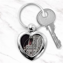 Santa Maria Del Fiore  Cathedral At Night, Florence Italy Key Chain (heart) by dflcprints