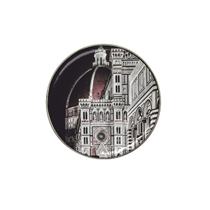 Santa Maria Del Fiore  Cathedral At Night, Florence Italy Hat Clip Ball Marker (10 pack)