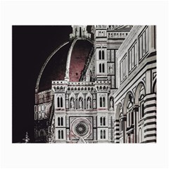 Santa Maria Del Fiore  Cathedral At Night, Florence Italy Small Glasses Cloth by dflcprints