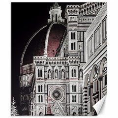 Santa Maria Del Fiore  Cathedral At Night, Florence Italy Canvas 8  X 10  by dflcprints