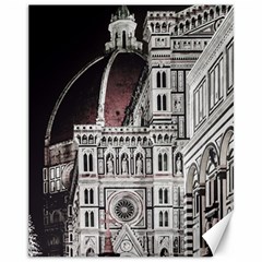 Santa Maria Del Fiore  Cathedral At Night, Florence Italy Canvas 11  X 14  by dflcprints