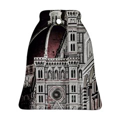 Santa Maria Del Fiore  Cathedral At Night, Florence Italy Bell Ornament (two Sides) by dflcprints