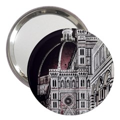 Santa Maria Del Fiore  Cathedral At Night, Florence Italy 3  Handbag Mirrors by dflcprints