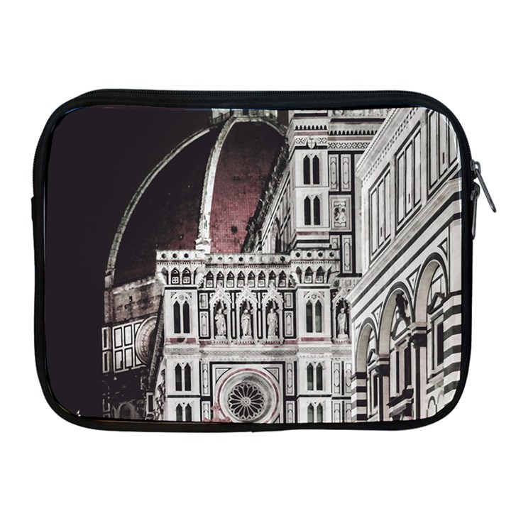 Santa Maria Del Fiore  Cathedral At Night, Florence Italy Apple iPad 2/3/4 Zipper Cases