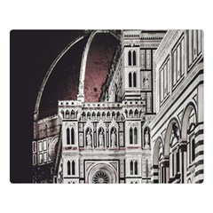 Santa Maria Del Fiore  Cathedral At Night, Florence Italy Double Sided Flano Blanket (large)  by dflcprints