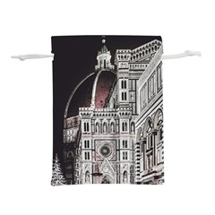 Santa Maria Del Fiore  Cathedral At Night, Florence Italy Lightweight Drawstring Pouch (s) by dflcprints