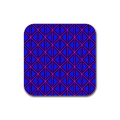 ABSTRACT-R-2 Rubber Square Coaster (4 pack) 