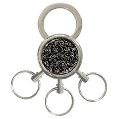 Swirly Gyrl 3-ring Key Chain by mccallacoulture