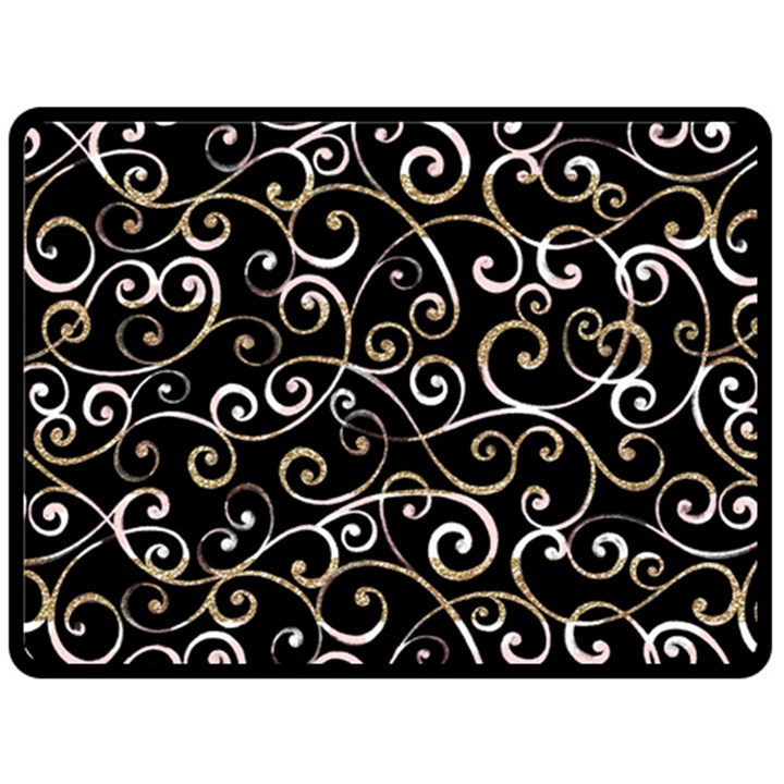 Swirly Gyrl Double Sided Fleece Blanket (Large) 