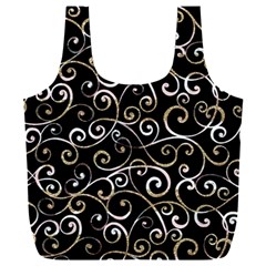 Swirly Gyrl Full Print Recycle Bag (xxl) by mccallacoulture