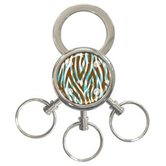 Floral Rivers 3-ring Key Chain by mccallacoulture