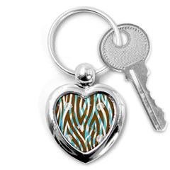 Floral Rivers Key Chain (heart) by mccallacoulture