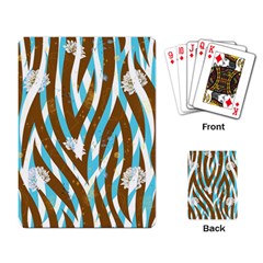 Floral Rivers Playing Cards Single Design (rectangle)