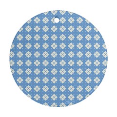 Df Matt Remister Round Ornament (two Sides) by deformigo