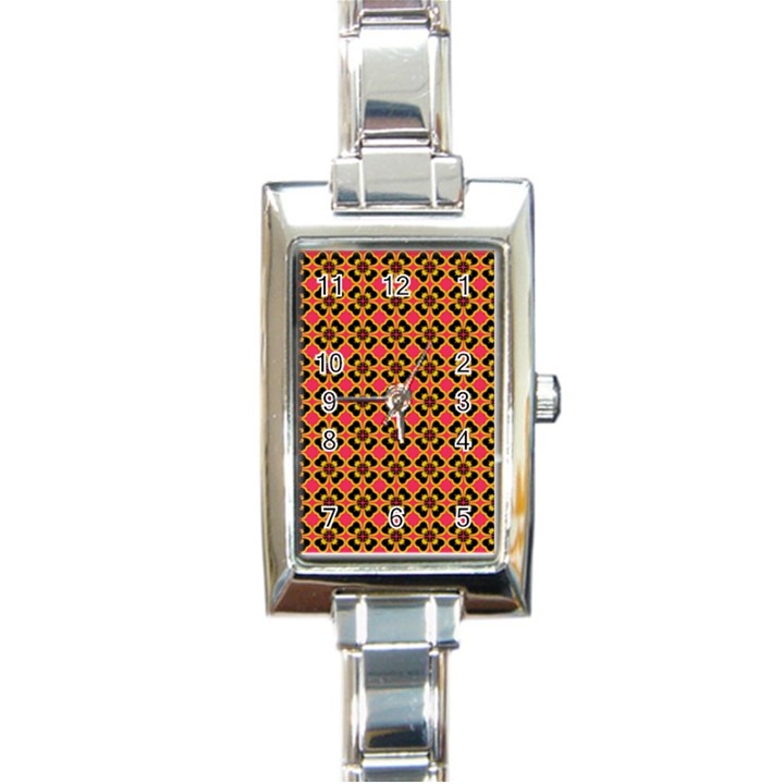 DF Aida Vicenti Rectangle Italian Charm Watch